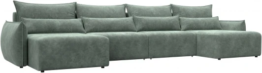 128736 Диван П-образный Лига-051 НПБ Лонг Лига Диванов (Велюр) арт.128736