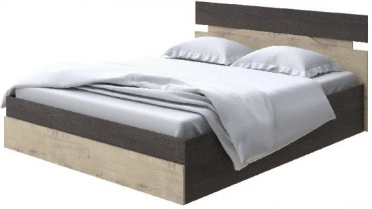 2015806 Без бренда Кровать Milton с подъемным механизмом (ЛДСП Дуб Кантербери/Бунратти) 90x200