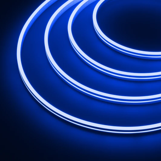038314 Светодиодная лента герметичная MOONLIGHT-SIDE-A168-4x10mm 24V Blue (7.2 W/m, IP65, 5m, wire x2) (Arlight, Силикон) 038314