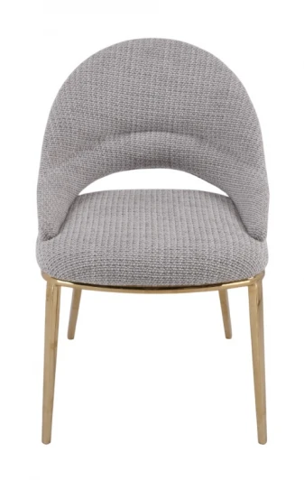 MC3016-BG-2casa Стул обеденный Capella MC3016-BG-2, бежевый/глянцевое золото