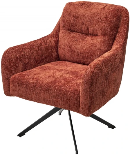 622M05488 Кресло поворотное M-City SHADE 360 град., ткань HAGA44, бронза / черный каркас