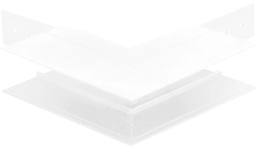 CLT 0.213 03 WH Соединитель угловой для накладного магнитного шинопровода Crystal Lux SPACE CLT 0.213 03 WH