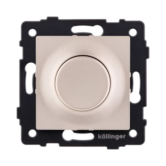 REA-048GD Светорегулятор для светодиодных ламп проходной 500W золотой Kollinger REA-048GD для Aspekt, Eleganz, Reflex