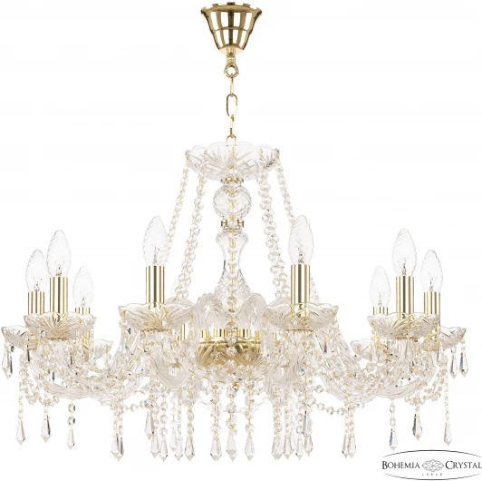 104/10/240 G Подвесная люстра Bohemia 104 104/10/240 G (220V, подвески, на цепи, подсвечник, свеча)