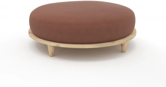 221186 Пуф Arsko Сканди 4 терракотовый велюр