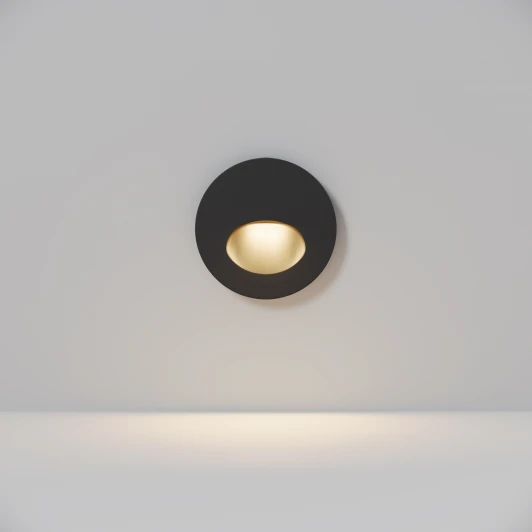 O015SL-L3B3K Подсветка ступеней лестницы встраиваемая Bil O015SL-L3B3K (LED, 220V, круглые, IP54)