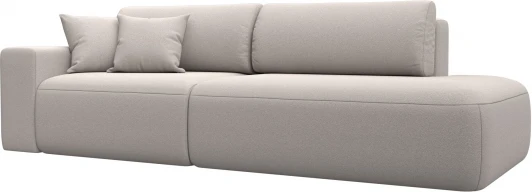 127722L Диван прямой Лига-036 НПБ Модерн подлокотник слева Лига Диванов (Замша) арт.127722L