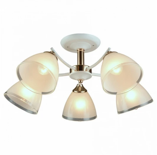 MD.1092-5-S WH+FGD Потолочная люстра Imex MD.1092-5-S WH+FGD