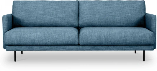 727532 Диван Ricadi трехместный ОГОГО (арт.727532), (Ткань,Рогожка/Синий)