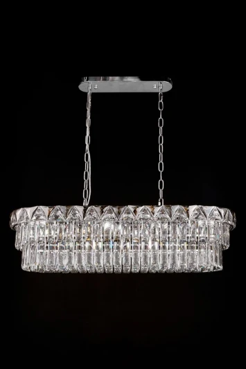 FL1085-13P Подвесная люстра Fluorite Normandie FL1085-13P (220V, хрусталь, на цепи)