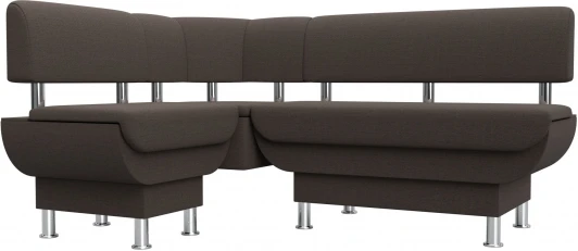 123815L Диван кухонный угловой Альфа левый угол Лига Диванов (Рогожка) арт.123815L