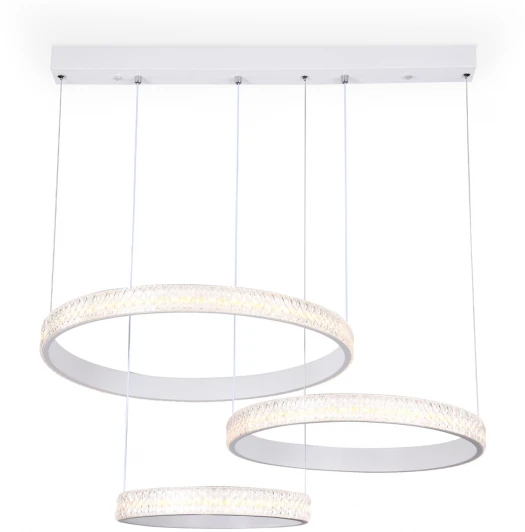 FA6161 Подвесной светильник Ambrella Acrylica FA6161 (регулировка яркости, LED, 220V, пульт управления, на проводе, кольцо)