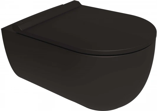 MDKA052N1VP0B7000 Унитаз подвесной Bien Vokha MDKA052N1VP0B7000 безободковый, черный матовый