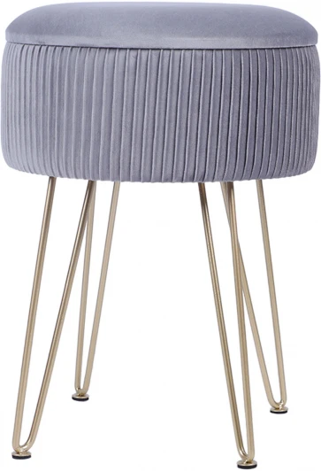 УТ000039497 Пуф Астор серый Stool Group арт.УТ000039497