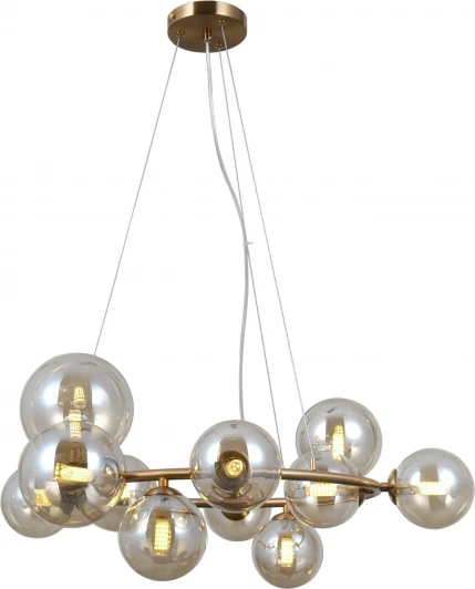 V10790-11P Подвесная люстра Moderli Molly V10790-11P (220V, на тросе, шар, молекулы)