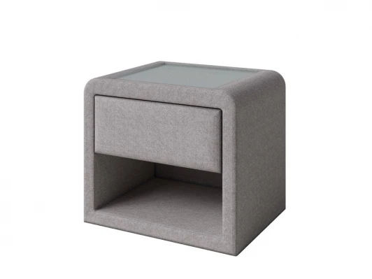 2046770 Тумба Cube (Ткань: Рогожка Nice Кремовый) PROxSON 52x41 2046770