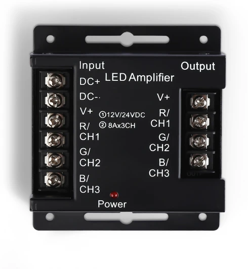 GS11801 Усилитель Ambrella Illumination GS11801 для светодиодных лент RGB 24A 12V 288W/ 24V 576W