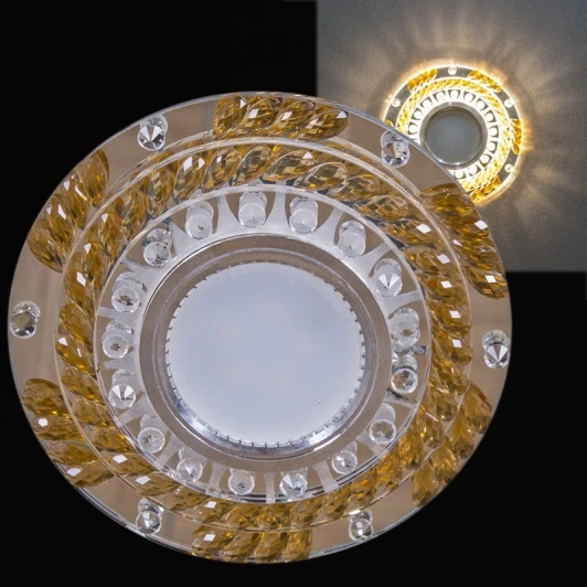 22092-9.0-001PL MR16+LED3W CL+GD Встраиваемый точечный светильник Reluce 22092-9.0-001PL MR16+LED3W CL+GD (круглые)