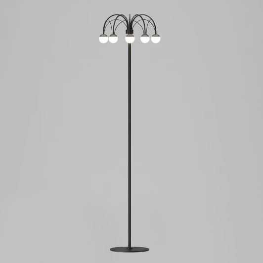 90194 черный Торшер светодиодный с выключателем шарики Eurosvet Ragno 90194 черный (a070272) (регулировка яркости, 220V, шарики)