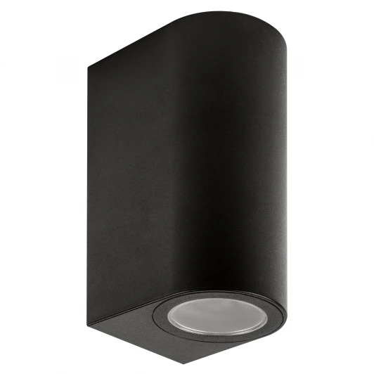 UUL-P52A 2х6W/GU10 IP65 BLACK Архитектурная подсветка под две лампы GU10 черный Uniel UUL-A01S UUL-P52A 2х6W/GU10 IP65 BLACK