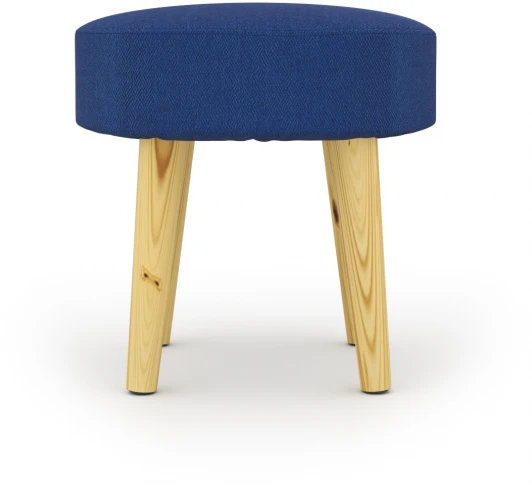 221175 Пуф Arsko Сканди 2 синяя рогожка
