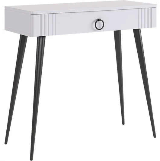 TS-02.3101 Ева Туалетный столик 2 (без зеркала) Mebelson (ЛДСП,МДФ/Светлое дерево,Белый) арт.TS-02.3101