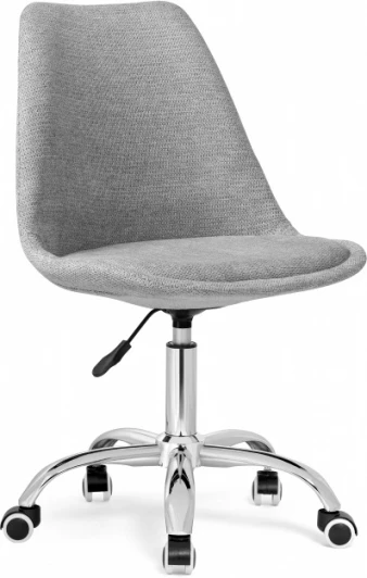 15789 Компьютерное кресло Woodville Kolin gray / chrome (Ткань) арт.15789