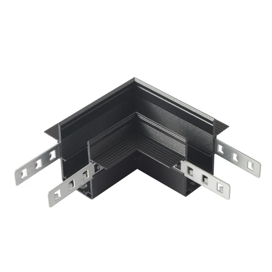 CLT 0.223 11 BL Соединитель для магнитного встраиваемого шинопровода для ГКЛ12,5 мм угловой Crystal Lux Space CLT 0.223 11 BL