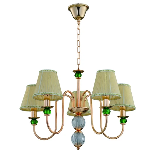 826/5-Dorato Подвесная люстра IDLamp Rose 826/5-Dorato