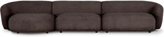 851167 Диван Fabro ОГОГО (арт.851167), (Букле,Ткань/Коричневый)