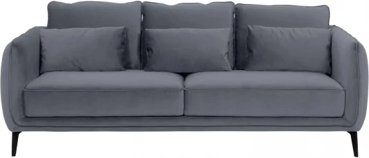 583332 Диван Amsterdam трехместный ОГОГО (арт.583332), (Ткань/Серый)