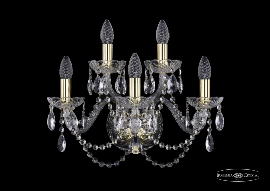 1402B/3+2/160 G Бра Bohemia 1402 1402B/3+2/160/G