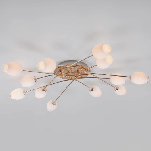 30135 золото Потолочная люстра Eurosvet Tulip 30135 золото