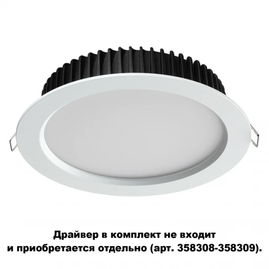 358306 Встраиваемый точечный светильник Novotech Drum 358306 (LED, 220V, IP44)