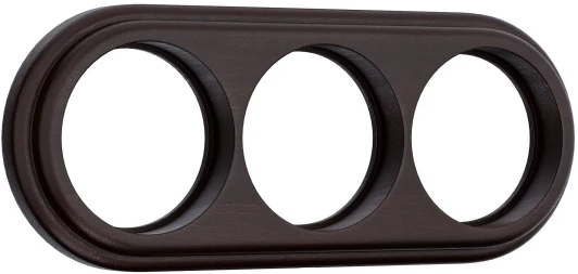 W0035226 Рамка на 3 поста (венге) (RAMKA 03 WL15 M8) Werkel W0035226 (a050995)