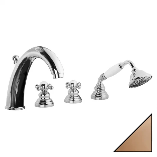 1240012V0br Смеситель Gattoni Vivaldi 12400V0 на борт ванны