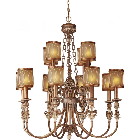 703-12-52 antique silver + speckle brown Подвесная люстра N-Light 703 703-12-52 antique silver + speckle brown