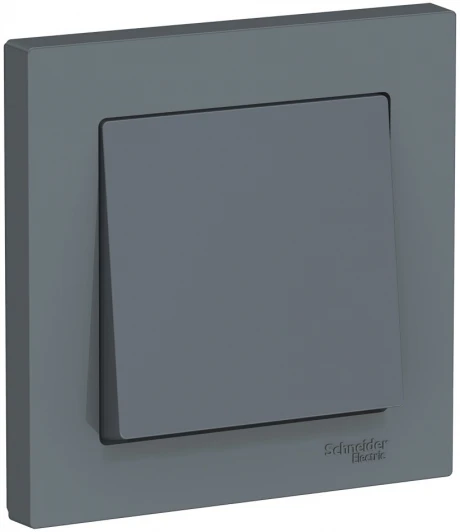 ATN000712 Выключатель встраиваемый одноклавишный (грифель) Systeme Electric AtlasDesign ATN000712