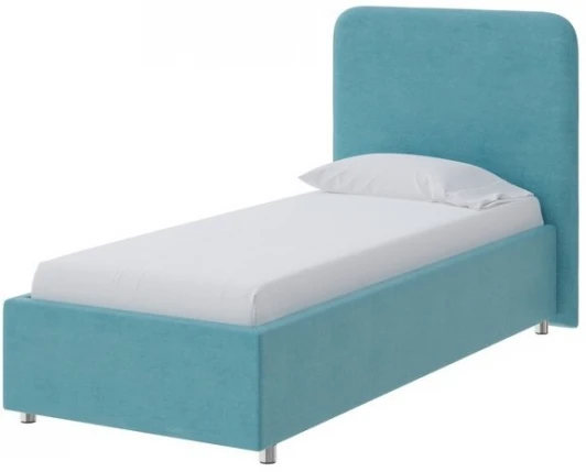 1915591 PROxSON Кровать Олаф (Ткань: Велюр Лофти Лазурь) 80x200