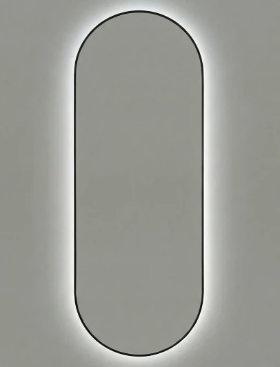 SM005LBL Kapsel XL LED Black Зеркало в полный рост в раме с подсветкой Art-Zerkalo SM005LBL 13966