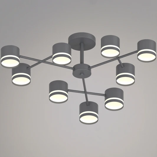 96730-0.3-09 GX53 GREY Потолочная люстра на штанге Reluce 96730-0.3-09 GX53 GREY