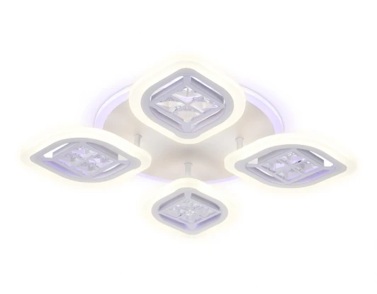 FA280 Потолочная люстра Ambrella Acrylica Ice FA280 (регулировка яркости, LED, 220V, пульт управления, управление смартфоном, умный дом - PC.Lamper, цветы)