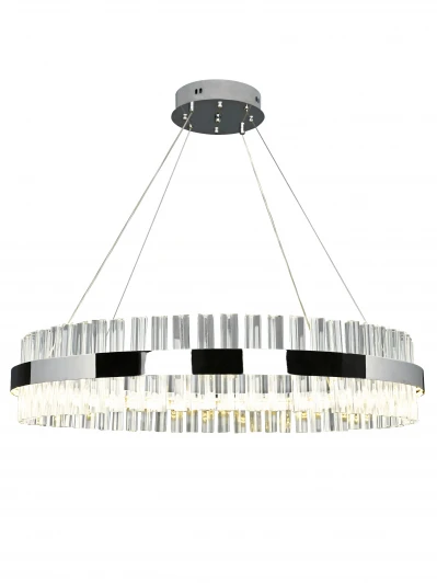 INNOVATION STYLE 83014 Подвесная люстра с таймером Natali Kovaltseva INNOVATION STYLE 83014 (LED, 220V, хрусталь, пульт управления, управление смартфоном, умный дом - LampSmart, на тросе, кольцо)
