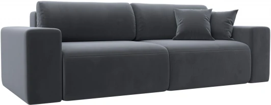 121310 Диван прямой Лига-036 НПБ Классик (Серый/Велюр) Лига Диванов арт.121310