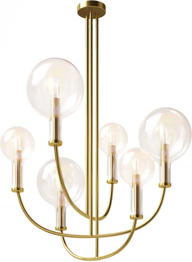 MOD333PL-06BS Потолочная люстра на штанге Maytoni Status MOD333PL-06BS (220V, шарики)