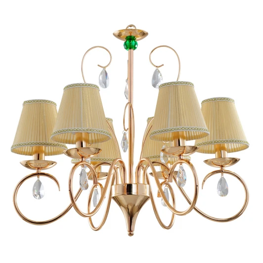 839/6-Dorato Подвесная люстра IDLamp 839 839/6-Dorato