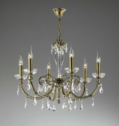 2486/6 Подвесная люстра Bejorama Karola 2486/6 (220V, на цепи, подсвечник, свеча)