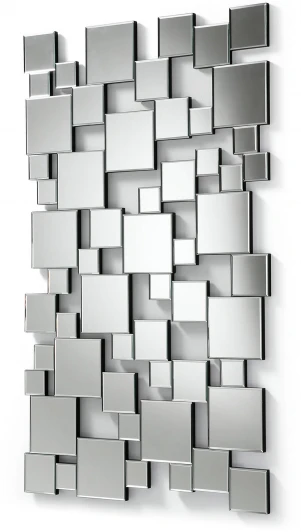 006571 Настенное зеркало La Forma (ex Julia Grup) Savoy (Белый,Серебряный/ Стекло)