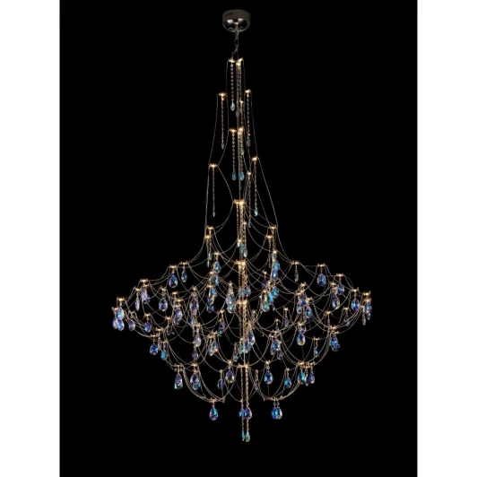 999 CR Подвесная люстра iLamp Louvre 999 CHROME