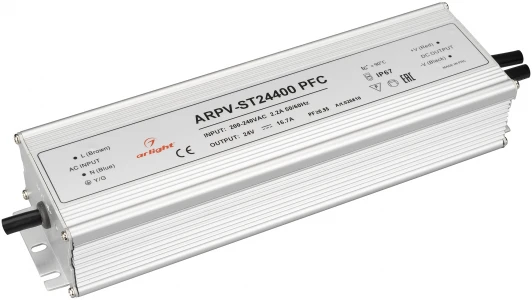 026810 Блок питания ARPV-ST24400 PFC (24V, 16.7A, 400W) IP67 026810 Arlight ARPV